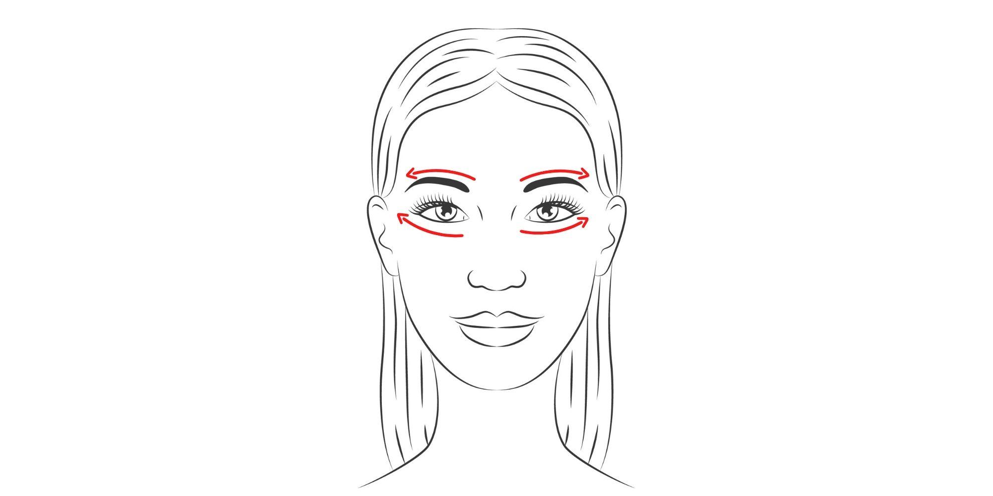 koreai arcmasszázs - szemkörnyék