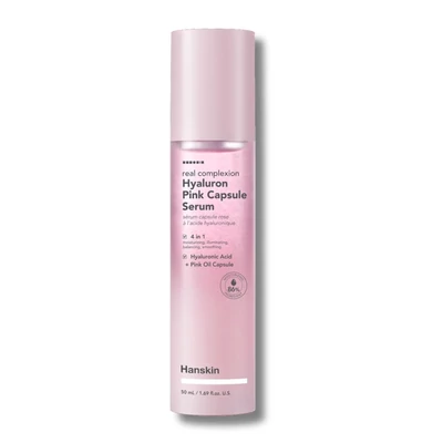 hanskin real complexion hyaluron pink capsule serum hidratáló szérum hialuronsavval