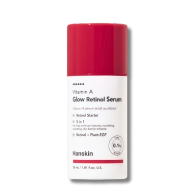 hanskin vitamin a glow retinol serum ránctalanító és ragyogást fokozó szérum
