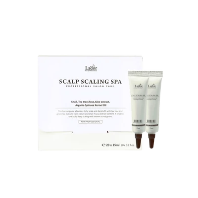 LADOR Scalp Scaling Spa - fejbőrápoló, helyreállító ampulla 20x15g