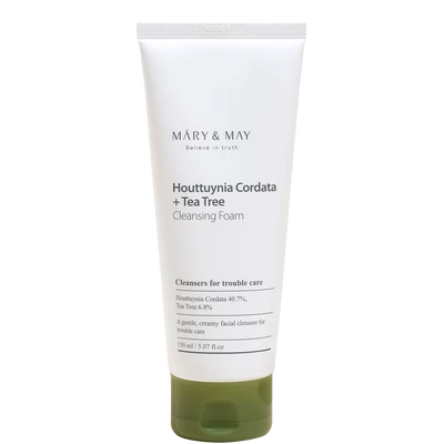 MARY&amp;MAY Houttuynia Cordata + Tea Tree Cleansing Foam 150ml