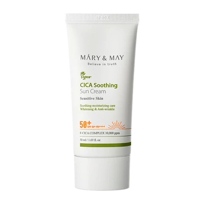 MARY&amp;MAY CICA Soothing Sun Cream SPF50+ PA++++ 50ml