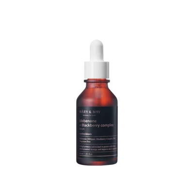 MARY&amp;MAY Idebenone + Blackberry Complex Serum - fiatalító antioxidáns szérum 30ml