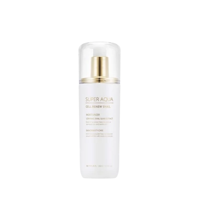 MISSHA Super Aqua Cell Renew Snail Essential Moisturizer - bőrregeneráló esszencia 130ml