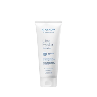 MISSHA Super Aqua Ultra Hyalron Cleansing Cream - arclemosó 200ml