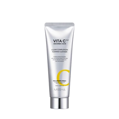 MISSHA Vita C Plus Clear Complexion Foaming Cleanser - C-vitaminos habzó arctisztító 120ml