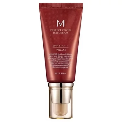 Missha - M Perfect Cover BB Cream SPF42/PA++ - Fedő BB Krém - 23 Natural Beige - 50ml