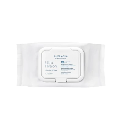 MISSHA Super Aqua Ultra Hyalron Cleansing Oil Wipes