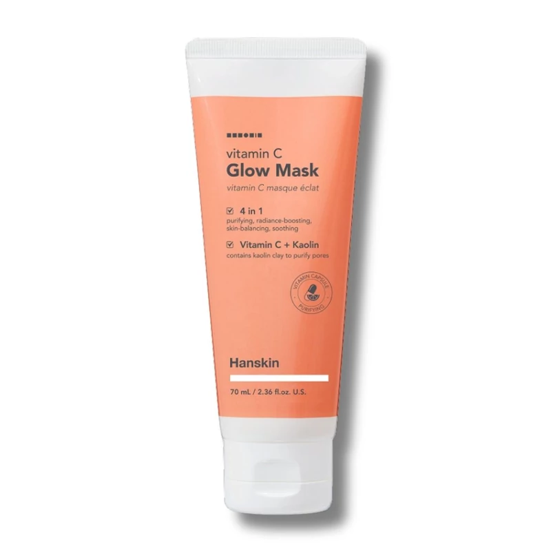 hanskin vitamin c glow mask c-vitaminos arcmaszk