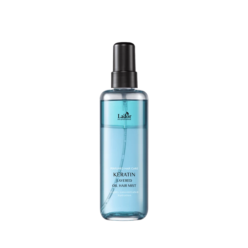 LADOR Keratin Layered Oil Mist - kétfázisú keratinos hidratáló hajpermet 130ml