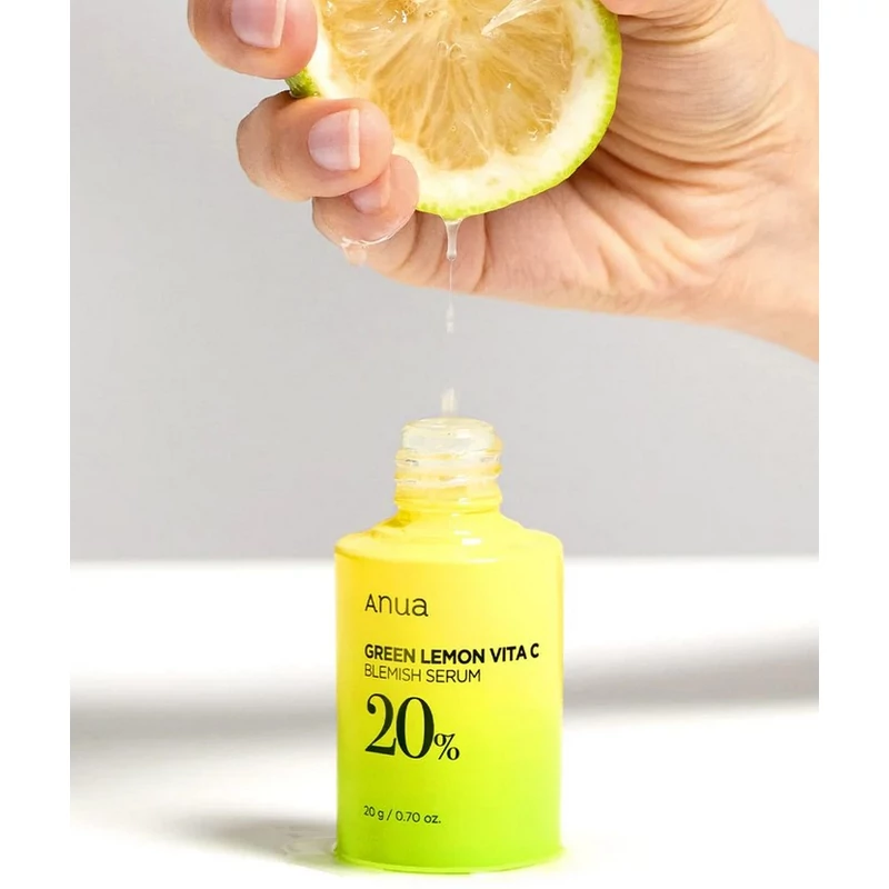 ANUA Green Lemon c vitaminos arcszérum 