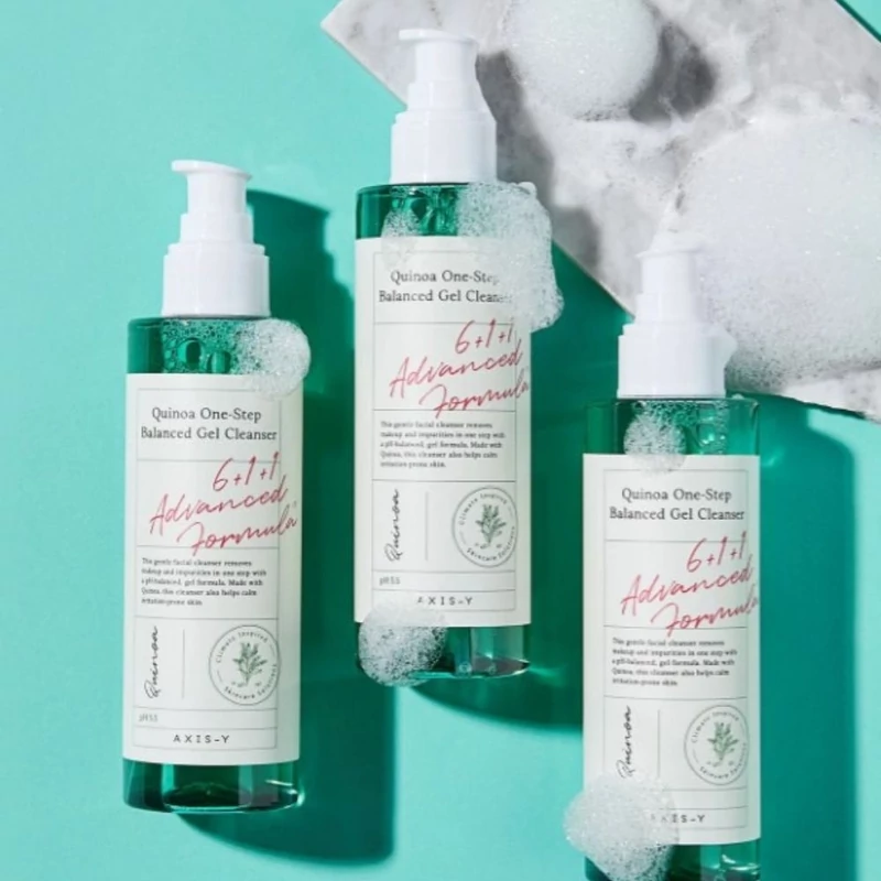 AXIS-Y Quinoa One-Step Balanced Gel Cleanser arclemosó érzékeny bőrre 180ml