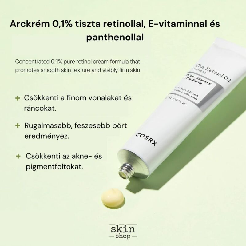 Cosrx 0,1% retinol krém
