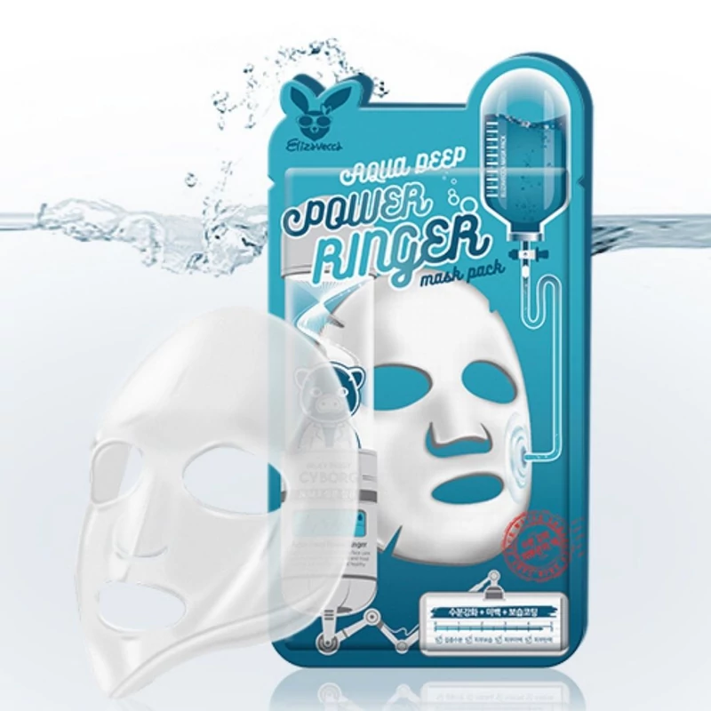 Elizavecca Aqua Deep Power Ringer Fátyolmaszk Niacinamiddal 23ml