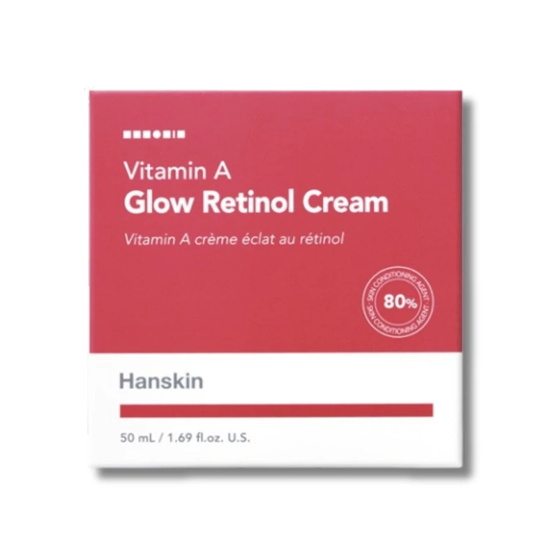 hanskin vitamin a glow retinol cream ránctalanító arckrém