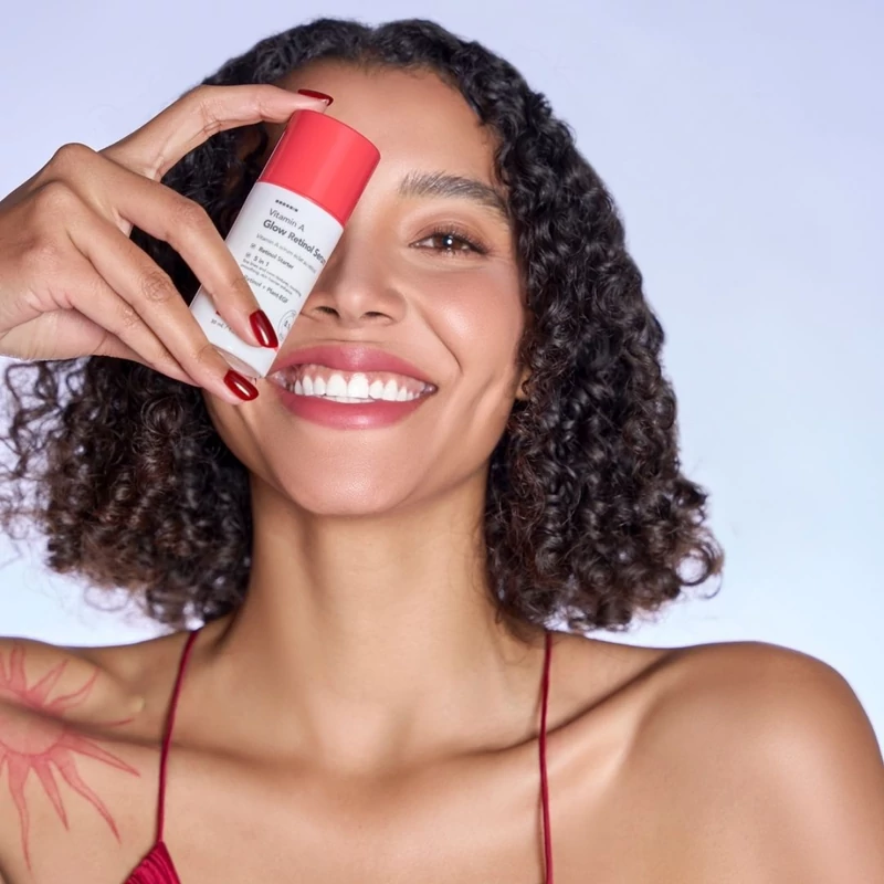 hanskin vitamin a glow retinol serum ránctalanító és ragyogást fokozó szérum