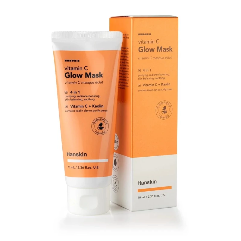 hanskin vitamin c glow mask c-vitaminos arcmaszk