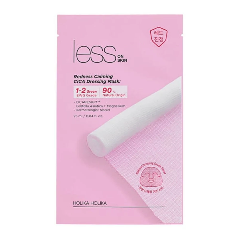Holika Holika Less On Skin Nyugtató Cica Gézmaszk