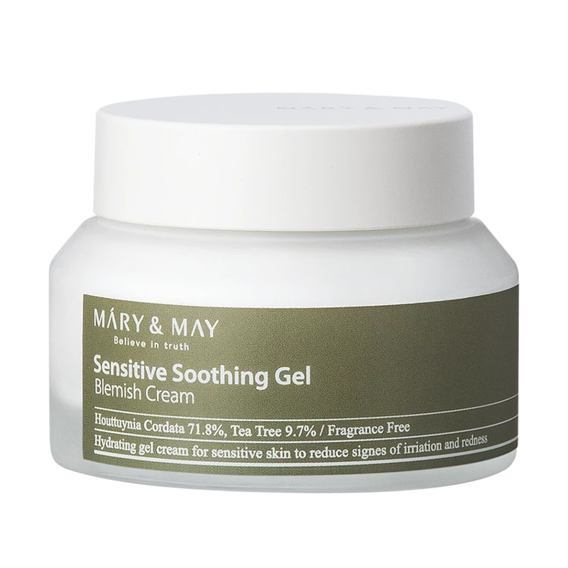 MARY&amp;MAY Sensitive Soothing Gel Blemish Cream 70g
