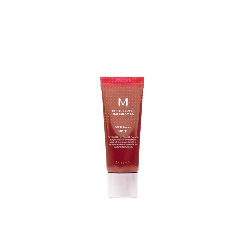 Missha - M Perfect Cover BB Cream SPF42/PA++ - BB Krém - 21 Light Beige - 20ml