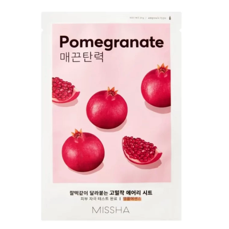 Missha - Airy Fit Sheet Arcmaszk - Gránátalma 19g