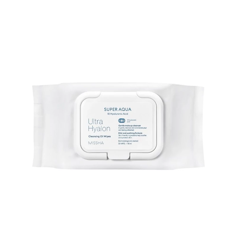 MISSHA Super Aqua Ultra Hyalron Cleansing Oil Wipes