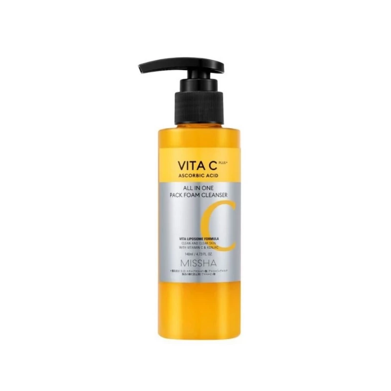 MISSHA Vita C Plus All in One Pack Foam Cleanser