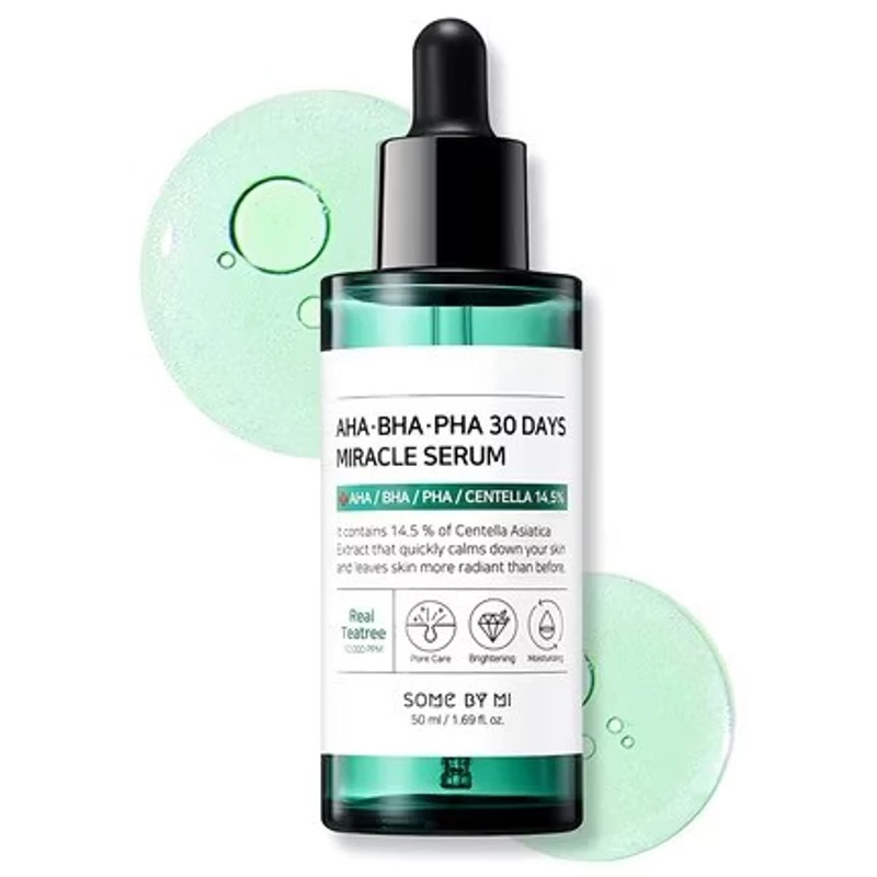 Some By Mi - AHA BHA PHA 30 Days Miracle Serum - Szérum AHA, BHA, PHA savakkal - 50ml